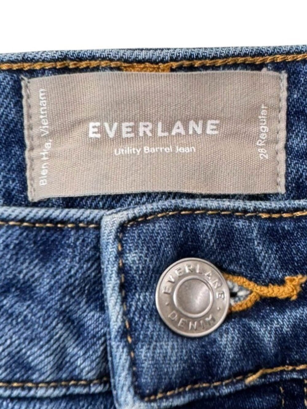 Everlane Utility Barrel Jeans Size 28 R - Picture 6 of 10